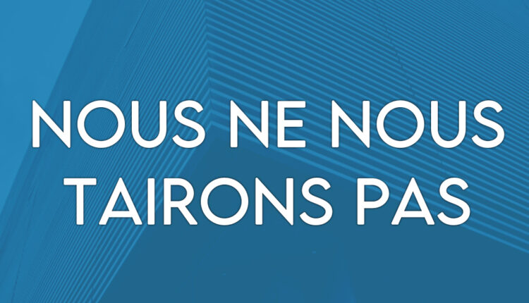 Nous ne nous tairons pas